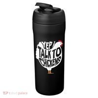 Yep I Talk To Chickens 24oz Duet Stainless Steel Tumbler thumb 3