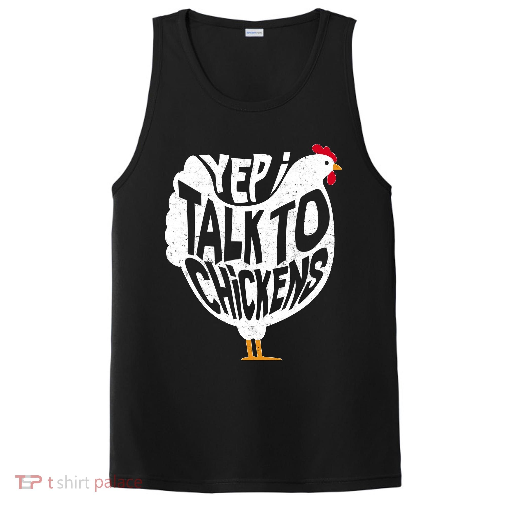 Yep I Talk To Chickens PosiCharge Competitor Tank