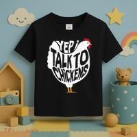 Yep I Talk To Chickens Toddler T-Shirt thumb 3