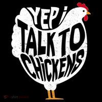 Yep I Talk To Chickens Women's V-Neck T-Shirt thumb 4