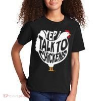 Yep I Talk To Chickens Kids T-Shirt thumb 2