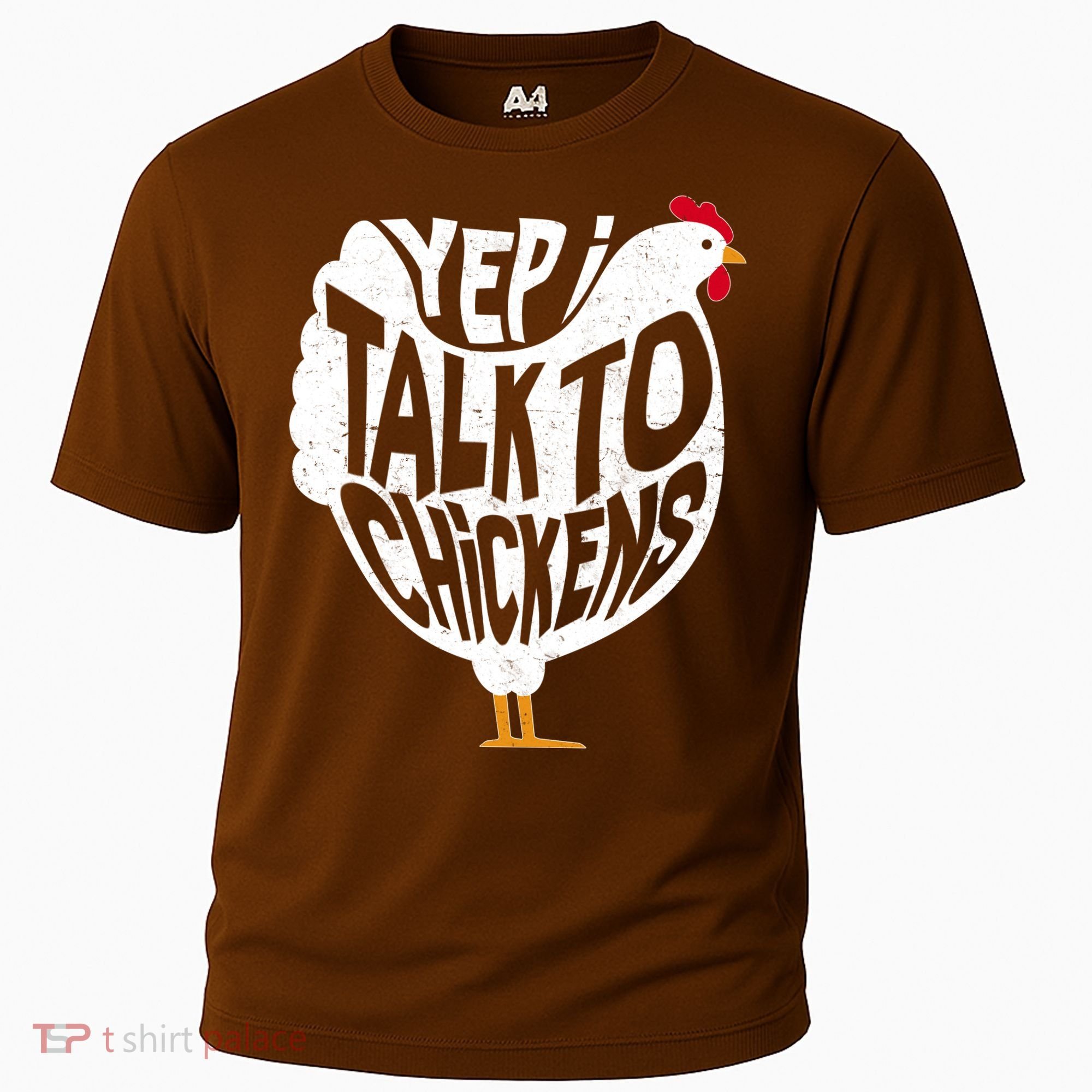 Yep I Talk To Chickens Cooling Performance Crew T-Shirt