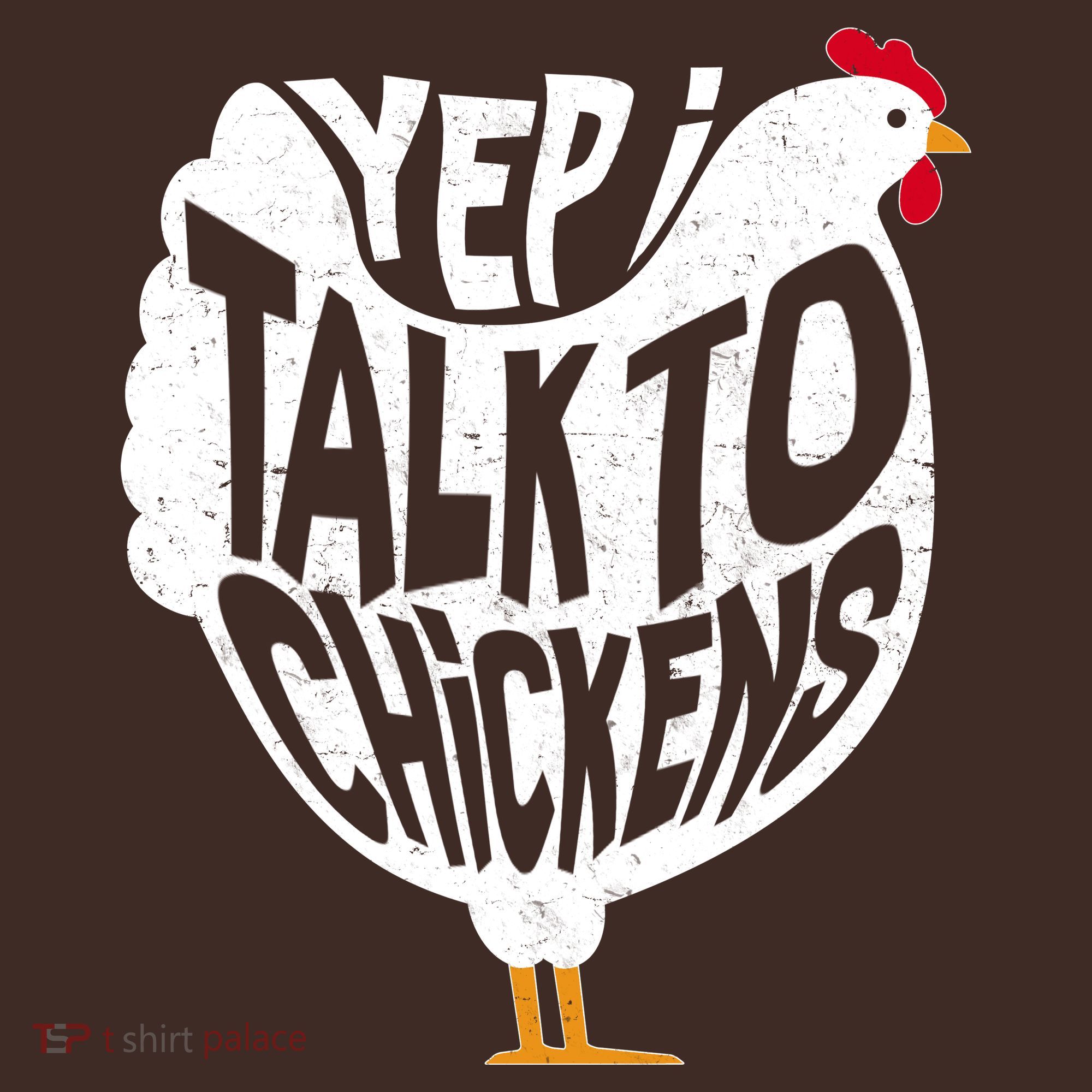 Yep I Talk To Chickens Short Acrylic Beanie