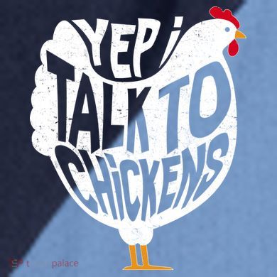 Yep I Talk To Chickens Raglan Baseball Sleeve Shirt