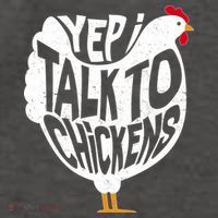 Yep I Talk To Chickens Vector Backpack thumb 2