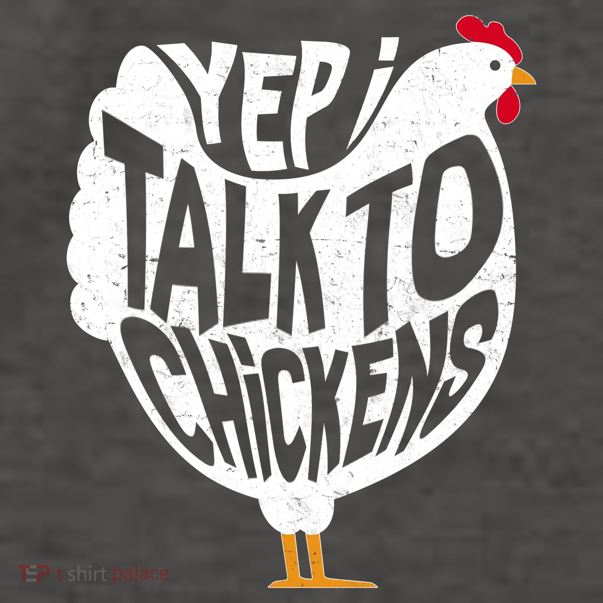 Yep I Talk To Chickens Vector Backpack