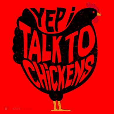 Yep I Talk To Chickens Santa Hat