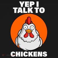 Yep I Talk To Chickens Funny Backpack thumb 2