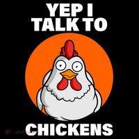 Yep I Talk To Chickens Funny Bucket Hat thumb 4