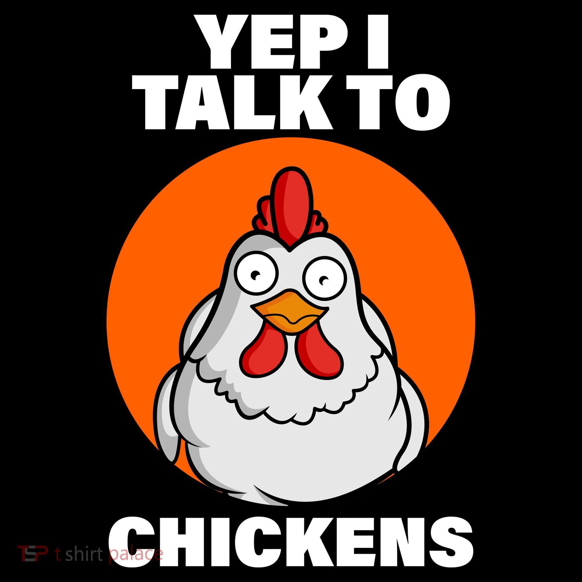Yep I Talk To Chickens Funny Ornament