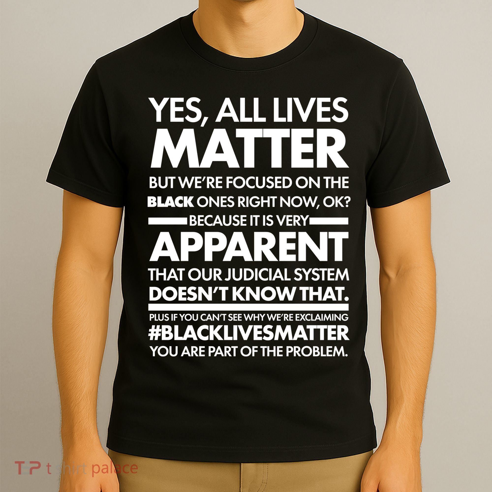 Yes All Live Matter Focus On The Black Ones Now T-Shirt