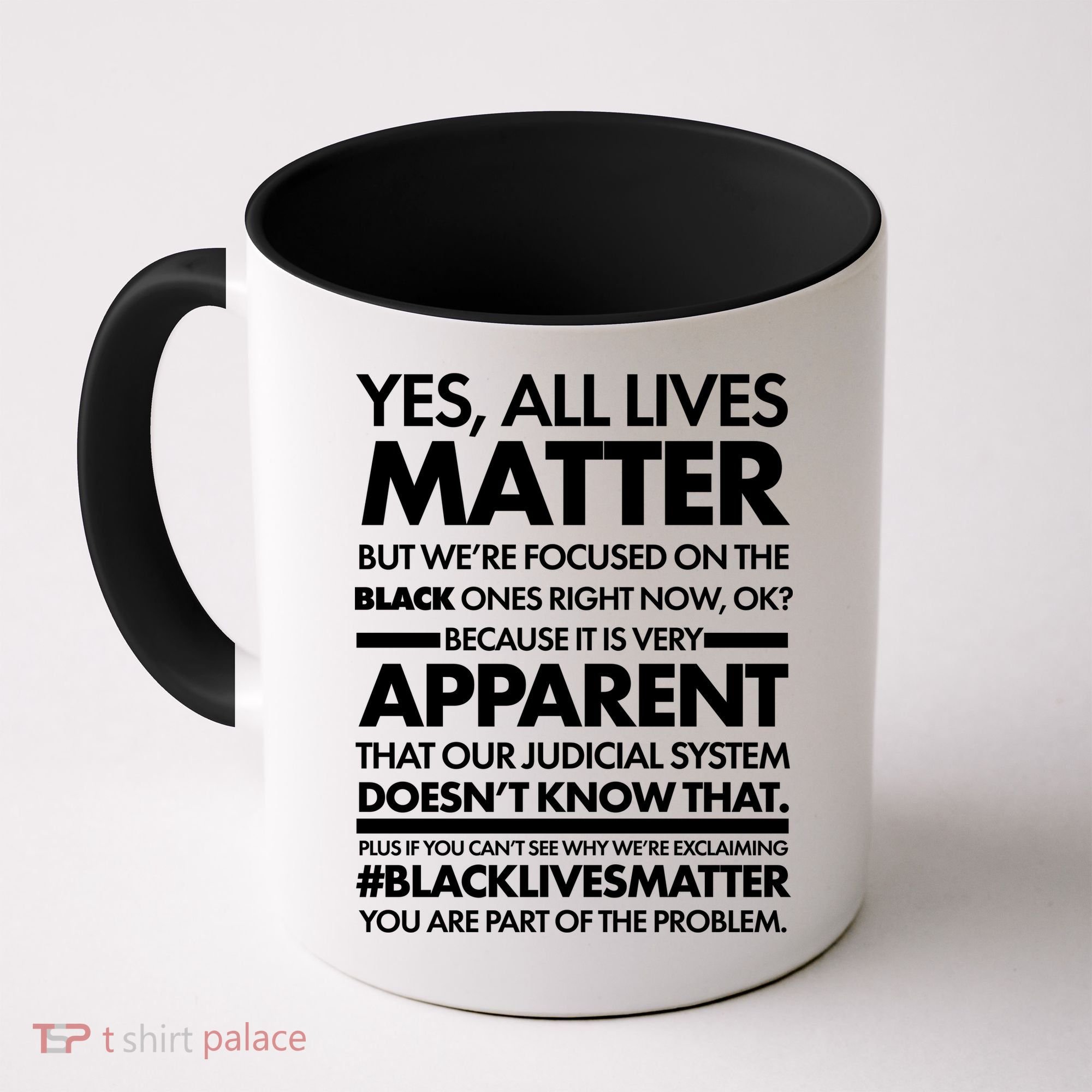 Yes All Live Matter Focus On The Black Ones Now Coffee Mug