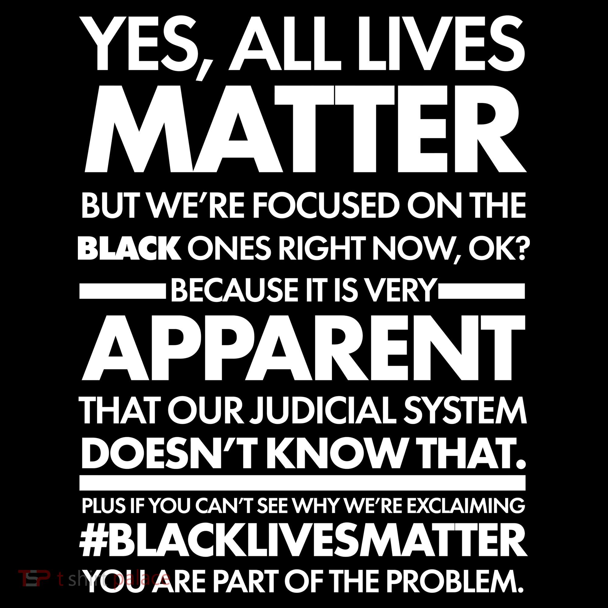 Yes All Live Matter Focus On The Black Ones Now Women's Tank Top
