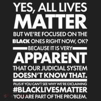 Yes All Live Matter Focus On The Black Ones Now Hat thumb 2