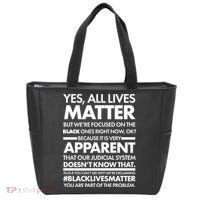 Yes All Live Matter Focus On The Black Ones Now Tote Bag thumb 0