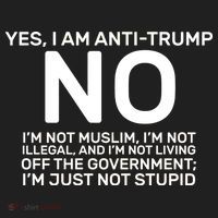 Yes I Am Anti Trump Tumbler thumb 3