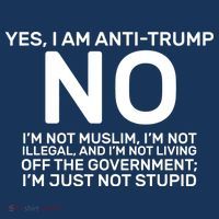 Yes I Am Anti Trump Bucket Hat thumb 4