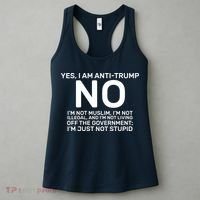 Yes I Am Anti Trump Women's Tank Top thumb 3