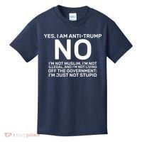 Yes I Am Anti Trump Kids T-Shirt thumb 0