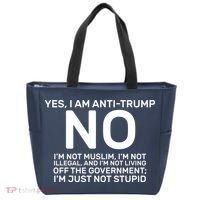 Yes I Am Anti Trump Tote Bag thumb 0