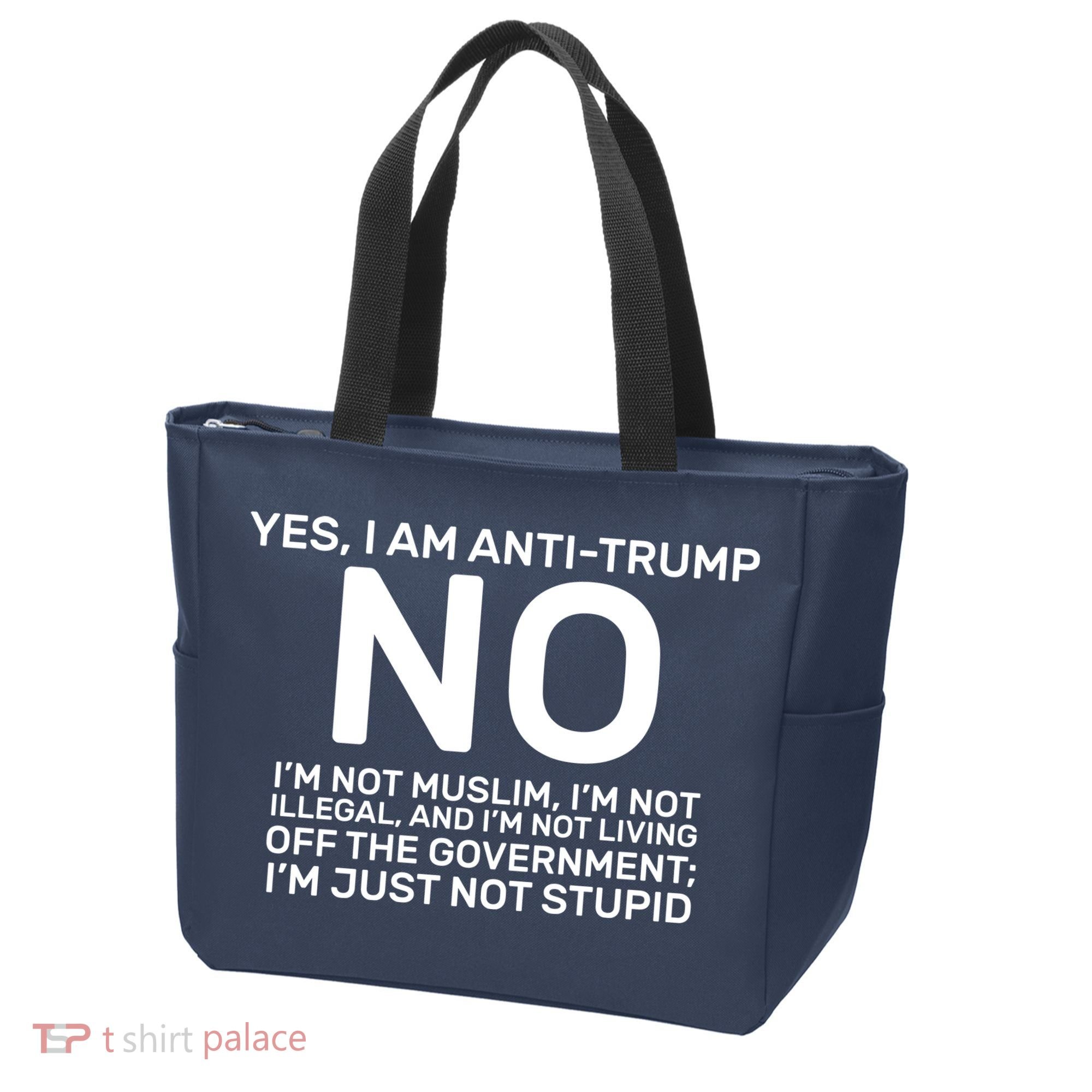 Yes I Am Anti Trump Tote Bag