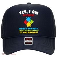 Yes, I Am Autistic Funny Autism Hat thumb 0