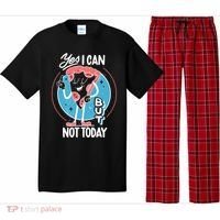 Yes I Can But Not Today Pizza Pajama Set thumb 0