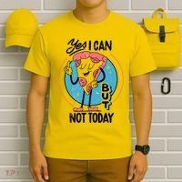 Yes I Can But Not Today Pizza T-Shirt thumb 6