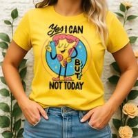 Yes I Can But Not Today Pizza Women's T-Shirt thumb 2