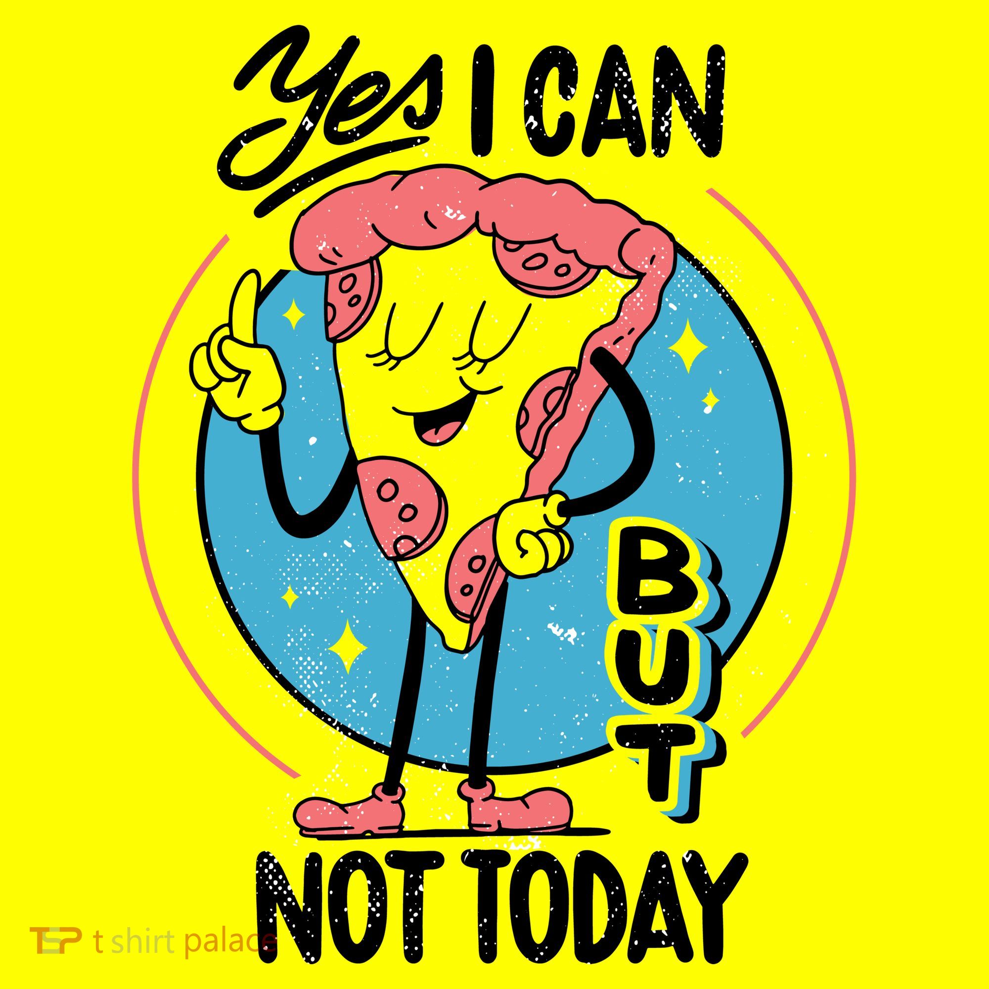 Yes I Can But Not Today Pizza Kids Long Sleeve Shirt