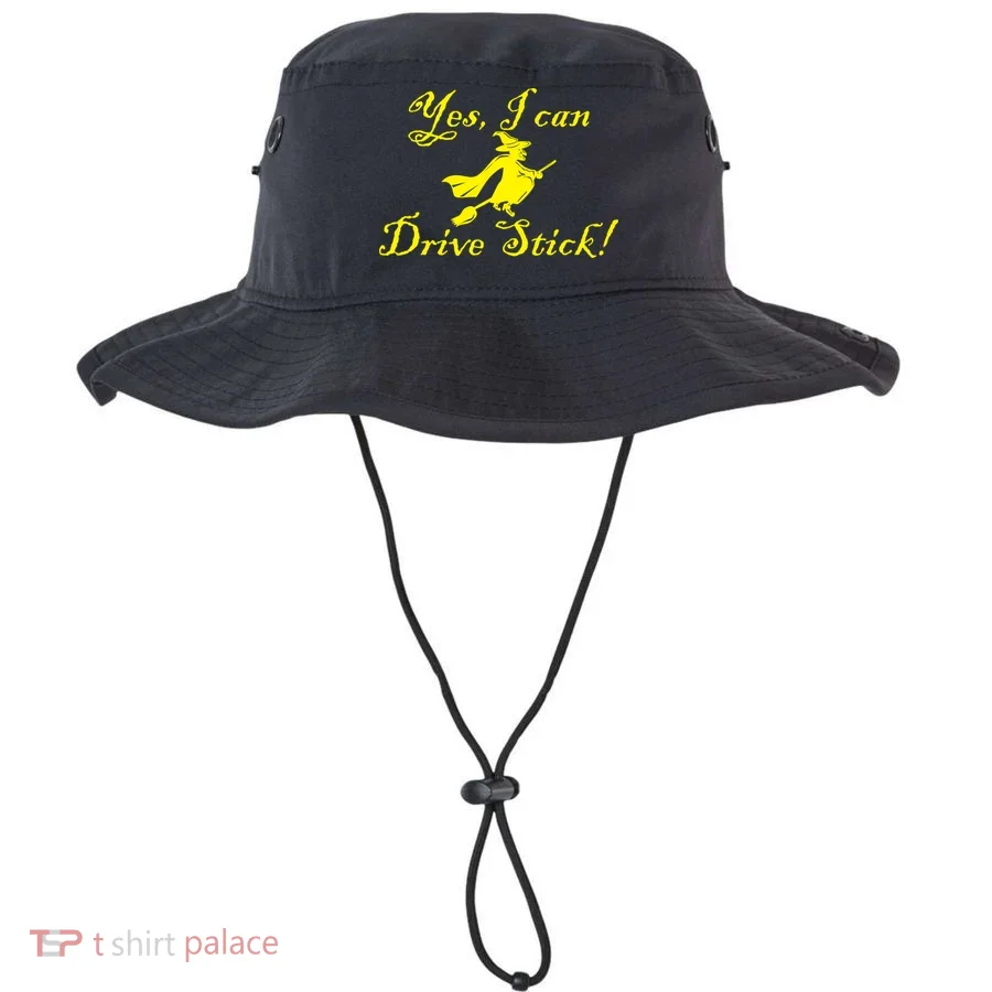 Yes I Can Drive Stick Funny Witch Bucket Hat