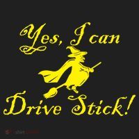 Yes I Can Drive Stick Funny Witch Tumbler thumb 3