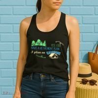 Yes I Do Have A Retirement Plan I Plan On Camping Women's Tank Top thumb 2