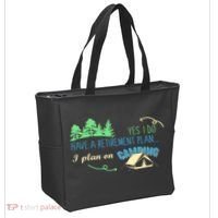 Yes I Do Have A Retirement Plan I Plan On Camping Tote Bag thumb 2