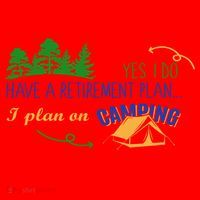 Yes I Do Have A Retirement Plan I Plan On Camping Santa Hat thumb 1