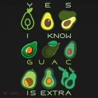 Yes I Know Guac Is Extra Bucket Hat thumb 4