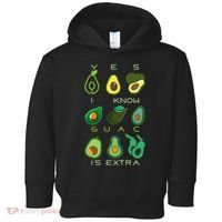 Yes I Know Guac Is Extra Toddler Hoodie thumb 0
