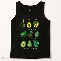 Yes I Know Guac Is Extra Tank Top thumb 2
