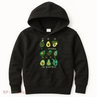 Yes I Know Guac Is Extra Kids Hoodie thumb 0