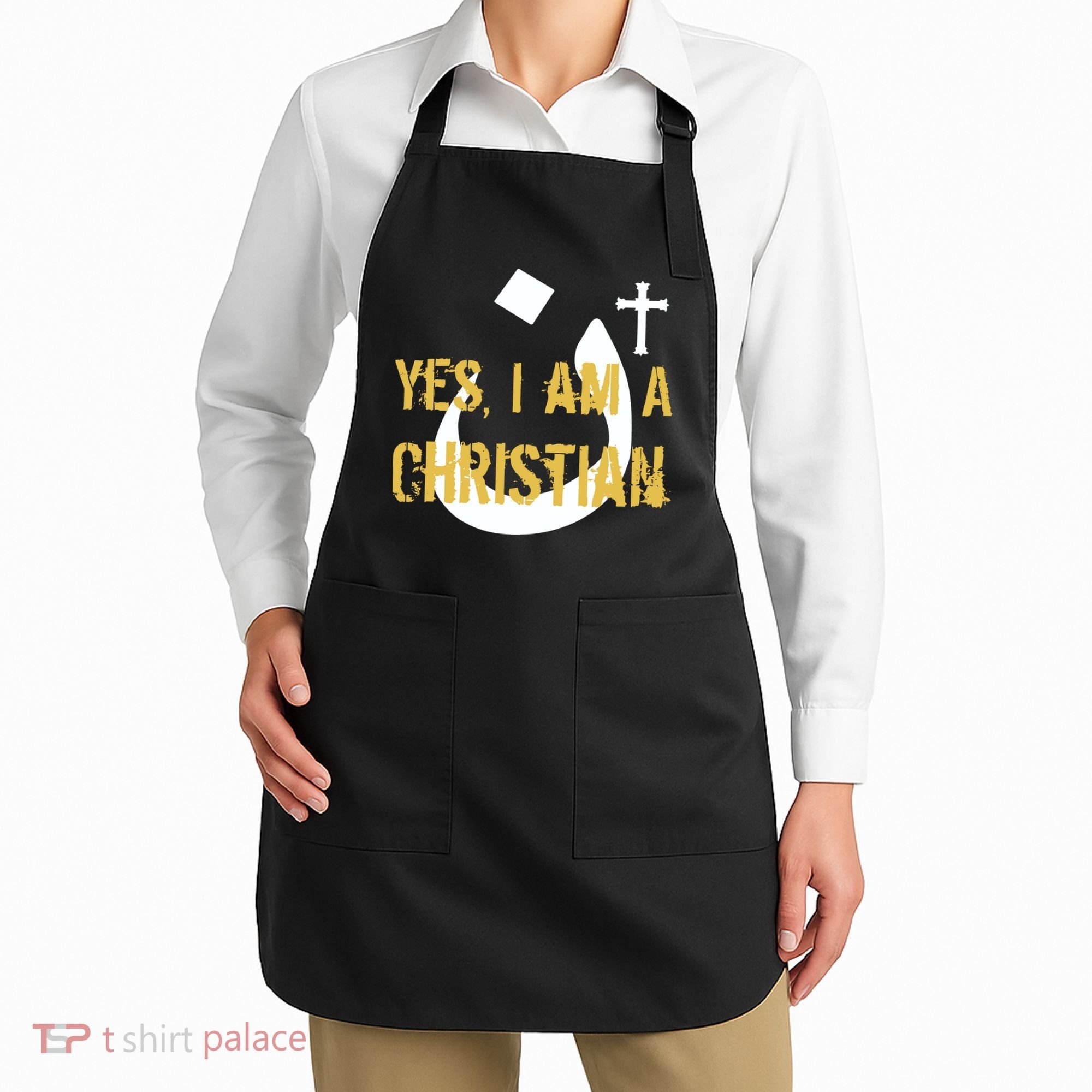 Yes I'm A Nasarani (Christian) Arabic Letter N Apron