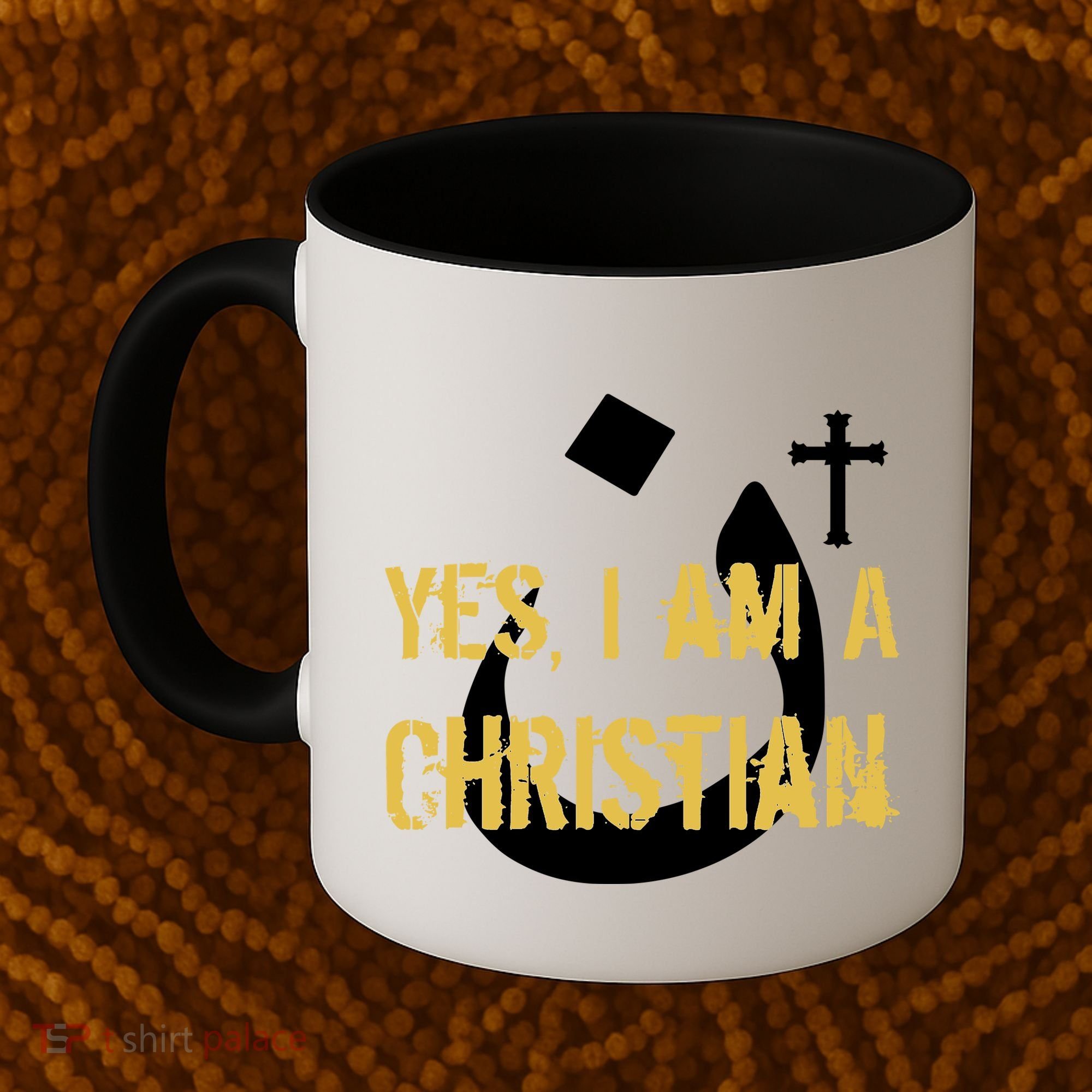 Yes I'm A Nasarani (Christian) Arabic Letter N Coffee Mug