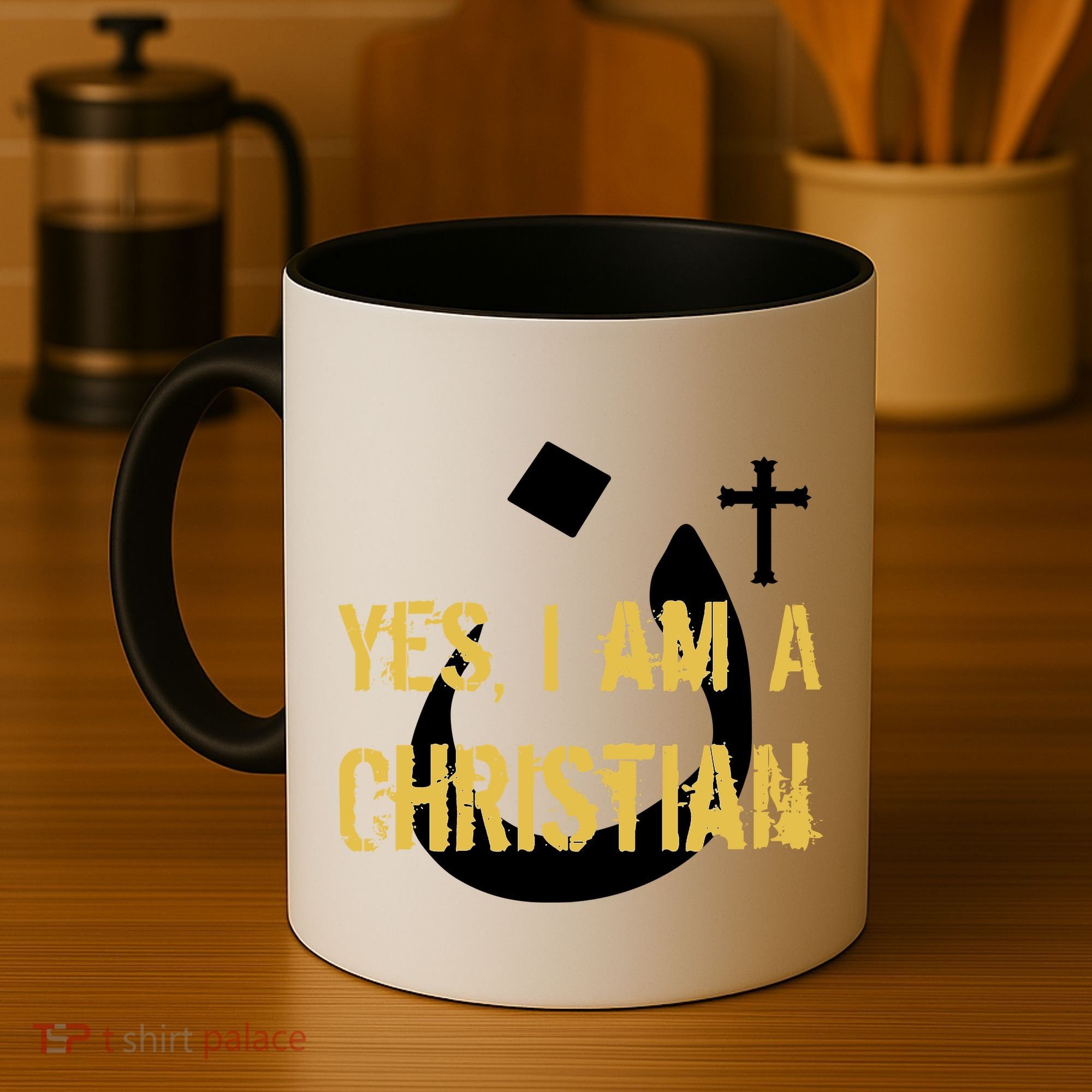 Yes I'm A Nasarani (Christian) Arabic Letter N Coffee Mug