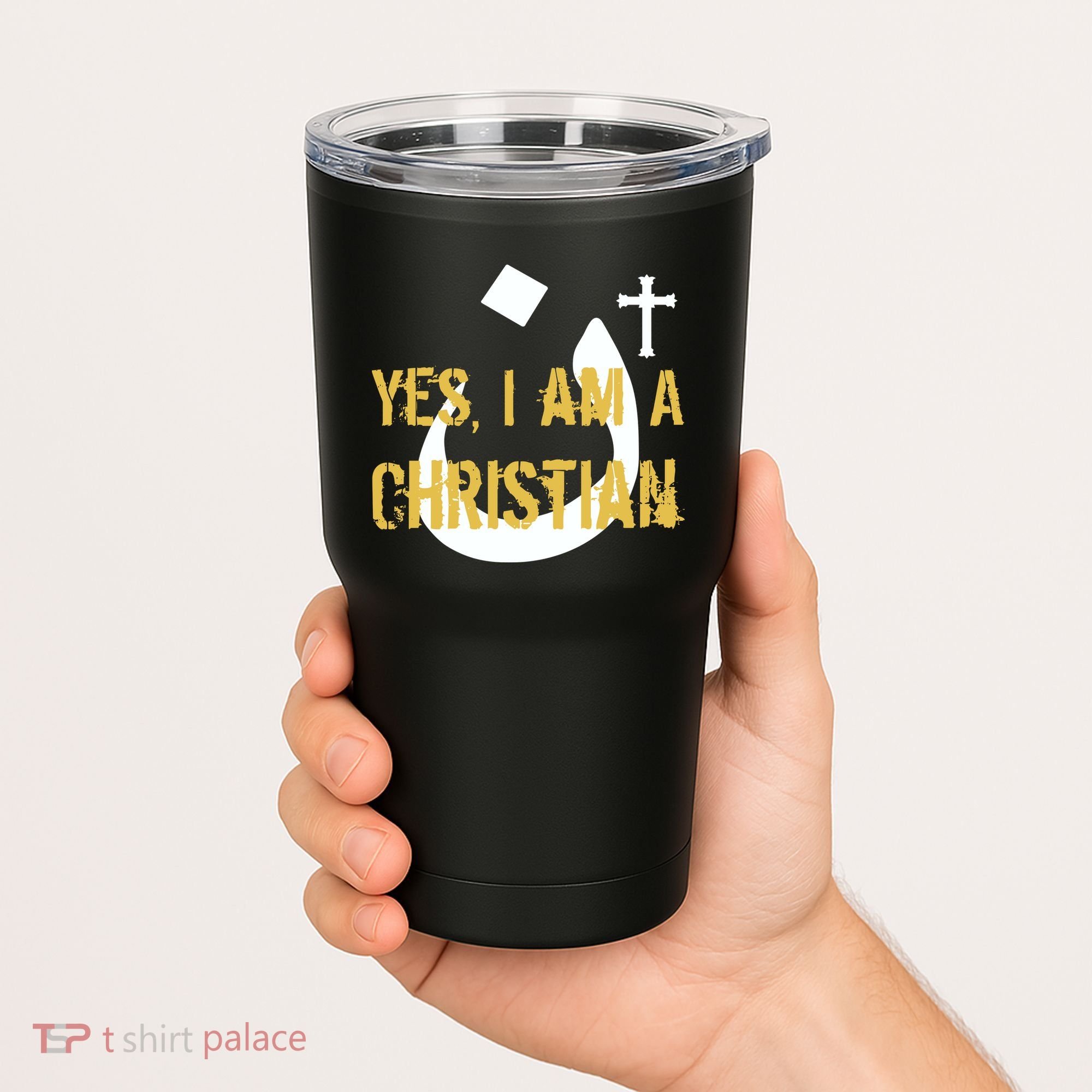 Yes I'm A Nasarani (Christian) Arabic Letter N Tumbler