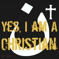 Yes I'm A Nasarani (Christian) Arabic Letter N Ornament thumb 1