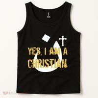 Yes I'm A Nasarani (Christian) Arabic Letter N Tank Top thumb 2