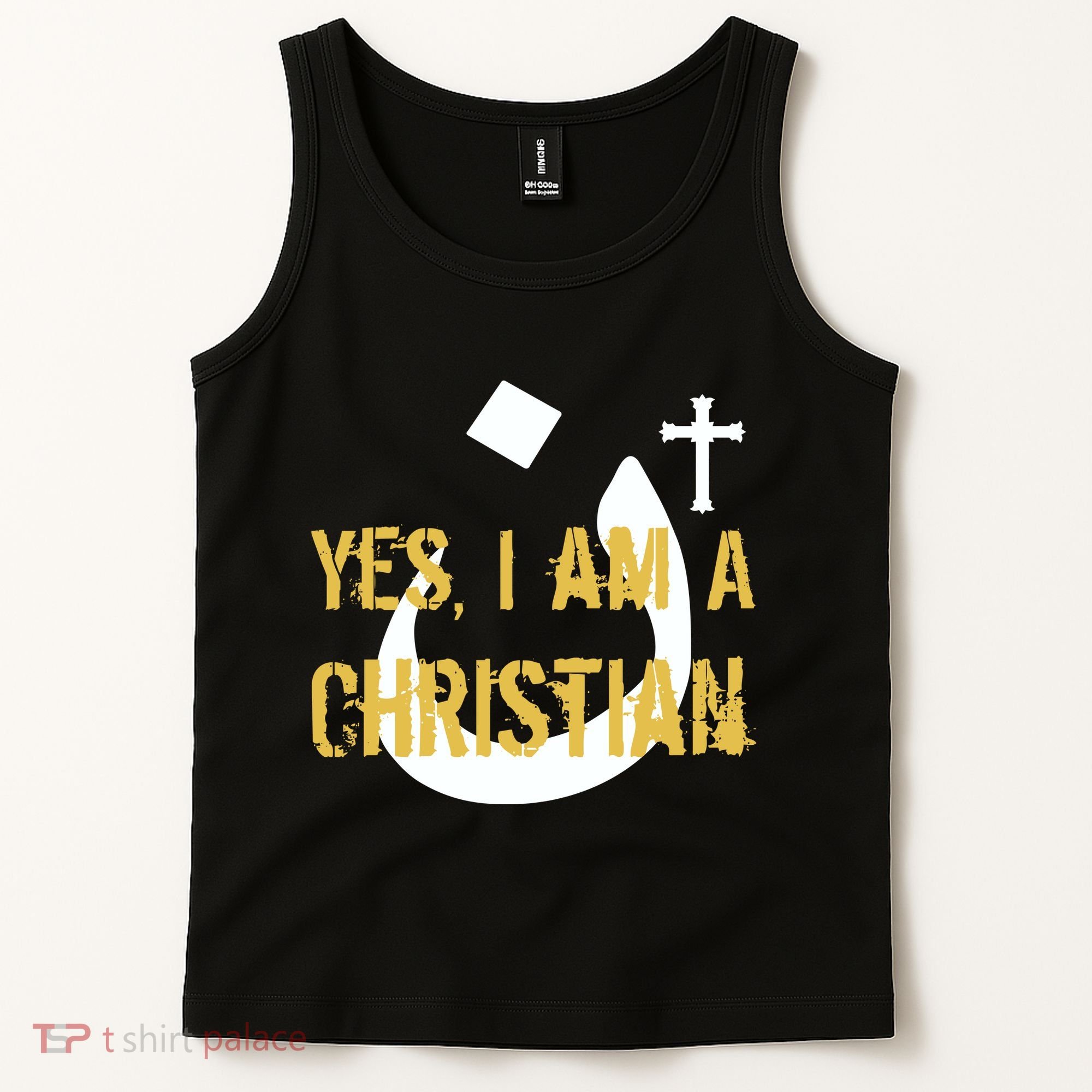 Yes I'm A Nasarani (Christian) Arabic Letter N Tank Top