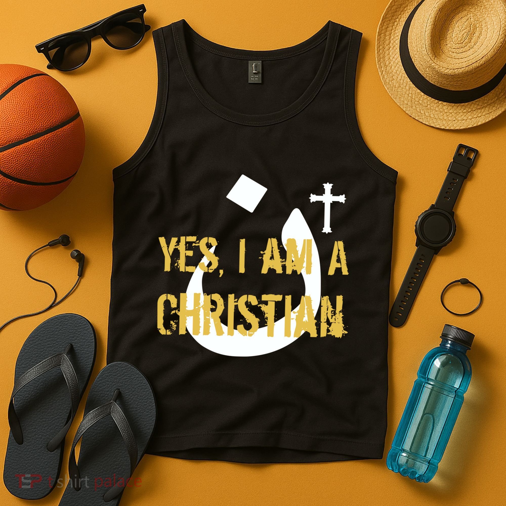 Yes I'm A Nasarani (Christian) Arabic Letter N Tank Top