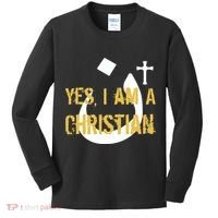 Yes I'm A Nasarani (Christian) Arabic Letter N Kids Long Sleeve Shirt thumb 0