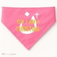 Yes I'm A Nasarani (Christian) Arabic Letter N USA-Made Doggie Bandana thumb 0