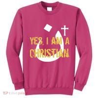 Yes I'm A Nasarani (Christian) Arabic Letter N Sweatshirt thumb 0